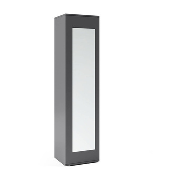 Garderobe 45 cm mit Spiegel, graphit