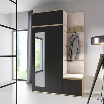 Garderobe ZARA  aus Trinity 01, Stoff, artisan/schwarz