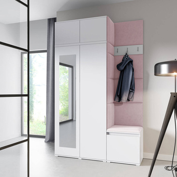Garderobe ZARA  aus Trinity 19, Stoff, weiß