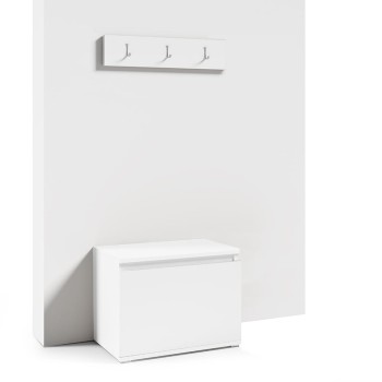 Schuhschrank 50 cm, weiß