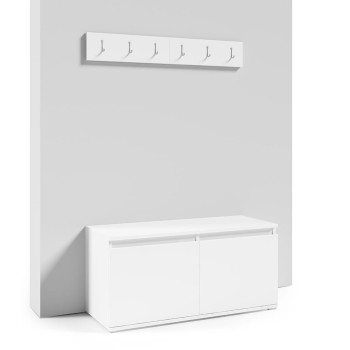 Schuhschrank 100 cm, weiß