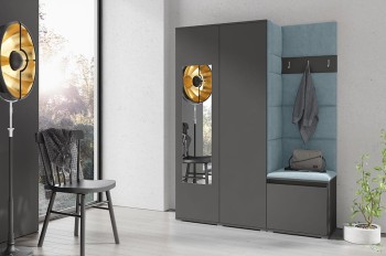 Garderobe HARRY aus Trinity 22 Stoff, graphit