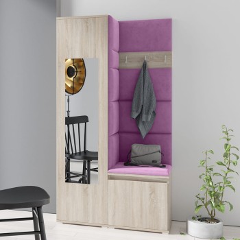 IGA-Garderobe aus Trinity 11-Stoff, Sonoma-Eiche