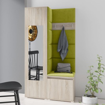 IGA-Garderobe in Trinity 12 Stoff, Sonoma-Eiche