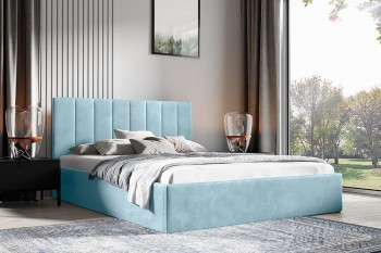 Monti Bett 140x200 Trinity 22 Plüsch gerade genäht