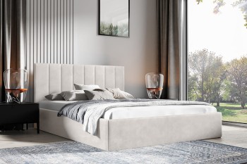 Monti Bett 160x200 Trinity 01 Plüsch gerade genäht