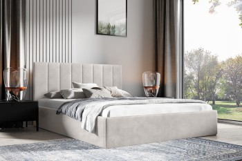 Monti Bett 160x200 Trinity 02 Plüsch gerade genäht