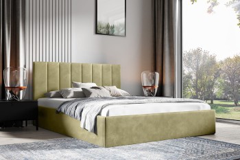 Monti Bett 160x200 Trinity 27 Plüsch gerade genäht