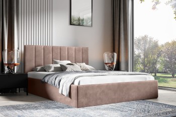 Monti Bett 180x200 Trinity 07 Plüsch gerade genäht