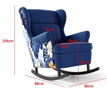 ASPEN Schaukelsessel in Blättern