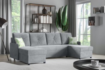 Suzana Ecksofa mit Schlaffunktion, Dünne Seiten - Trinity 14