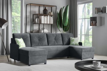 Suzana Ecksofa mit Schlaffunktion, Dünne Seiten - Trinity 15