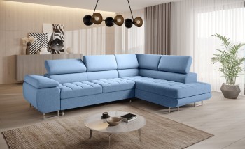 Wiral Ecksofa mit gestepptem Sitz mit Schlaffunktion Primo 73