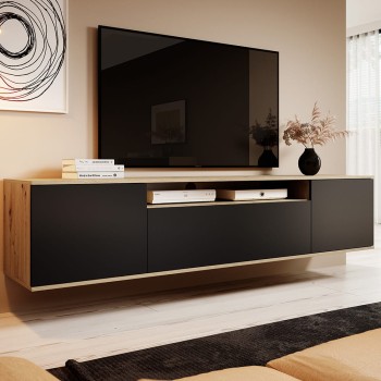 Masimo RTV 200 cm loft matt industrielle Hängekommode