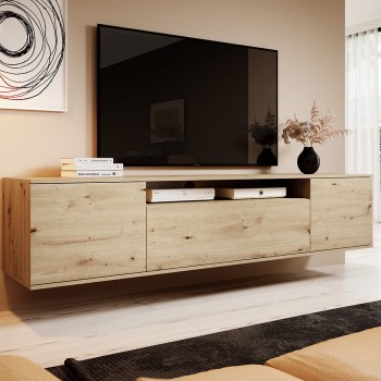 Masimo RTV Schrank 200 cm loft TV Tisch Eiche artisan