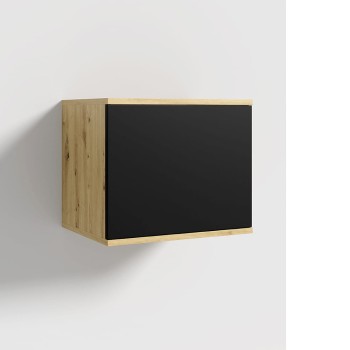 Hängeelement 50 cm, Eiche artisan/schwarz