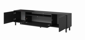 Capri Premium RTV 200 Kommode schwarz geführtes Gestänge schwarz