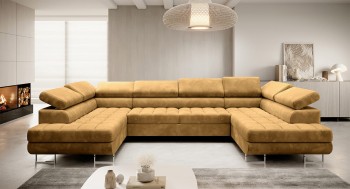 Großes Schlafsofa U Colin Monolith 48