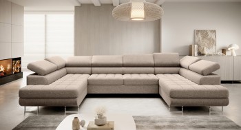 Ecksofa Colin U mit Staukasten Primo 15