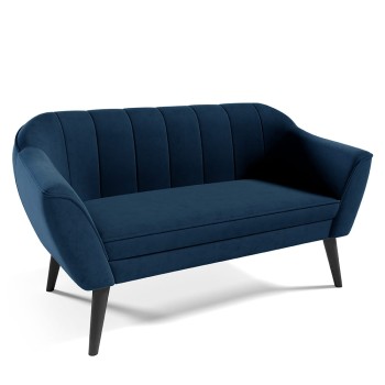 Sofa FENDI II mit Absteppung 2-Sitzer Velutto 11