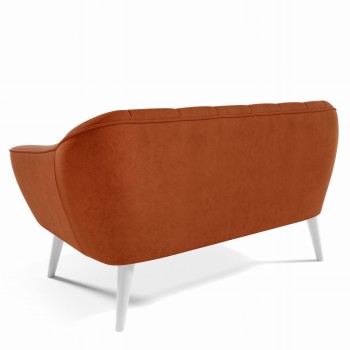 Elegantes Sofa FENDI II mit Velutto 33-Naht