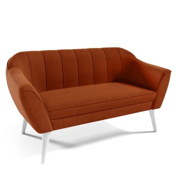 Elegantes Sofa FENDI II mit Velutto 33-Naht