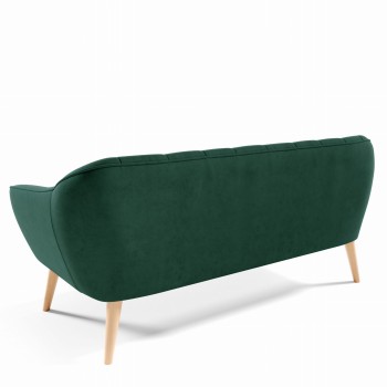 Stilvolles Sofa FENDI III Samt mit Naht Velutto 10