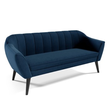 FENDI III Sofa mit Ziernähten 3-Sitzer Velutto 11