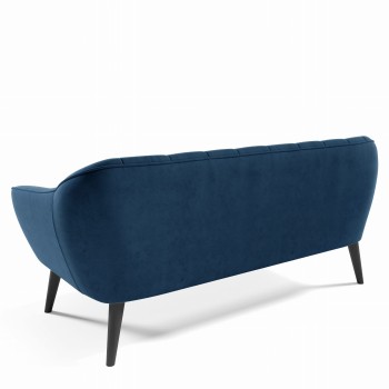 FENDI III Sofa mit Ziernähten 3-Sitzer Velutto 11