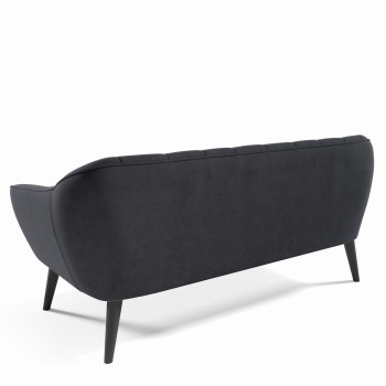 Sofa FENDI III Samt mit Steppung Velutto 19