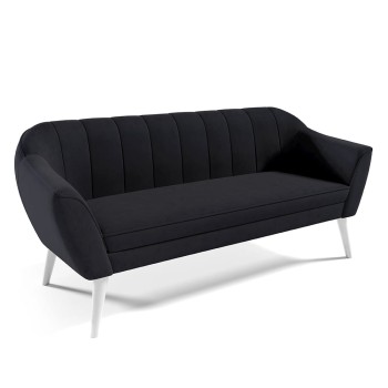 FENDI III Sofa mit vertikalen Nähten Velutto 20