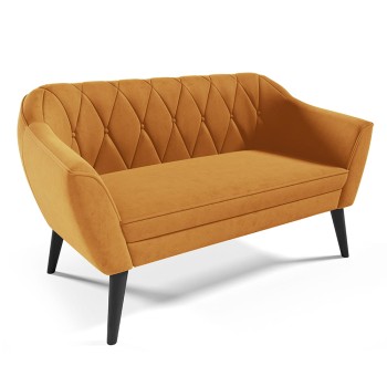 WENECJA II gestepptes Zweisitzersofa Velutto 08