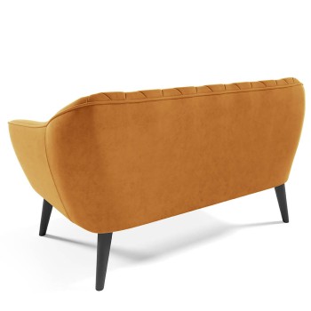 WENECJA II gestepptes Zweisitzersofa Velutto 08