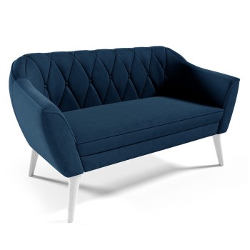 Sofa WENECJA II Samt gesteppt mit Knöpfen Velutto 11