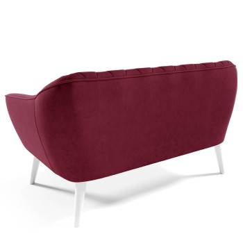 Sofa im skandinavischen Stil WENECJA II Zweisitzer Velutto 32