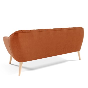 Sofa WENECJA III gesteppter Velours Velutto 33