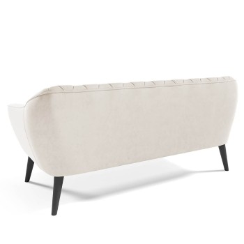 WENECJA III Dreisitziges Steppsofa Velutto 01