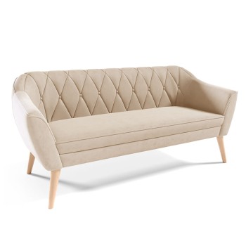 WENECJA III Sofa im skandinavischen Stil Velutto 02