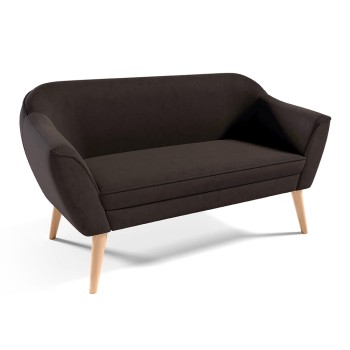Sofa KOKO II Samt braun Velutto 06