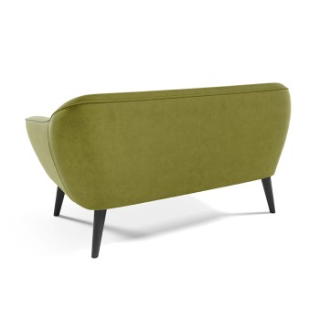 Sofa KOKO II aus olivfarbenem Samt Velutto 09