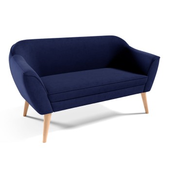 KOKO II Zweisitzer-Sofa Velour Velutto 25