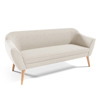 KOKO III Dreisitziges Sofa beige Velutto 01