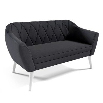 RUBY II Samt 2-Sitzer Sofa Velutto 19