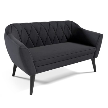 RUBY II Samt 2-Sitzer Sofa Velutto 19