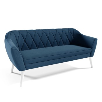 RUBY III Sofa mit Steppung 3-Sitzer Velutto 11