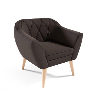 WENECJA Sessel mit Nähten Velutto 06