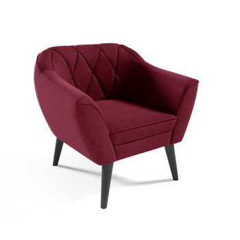 WENECJA Steppsessel mit Knöpfen Velutto 32