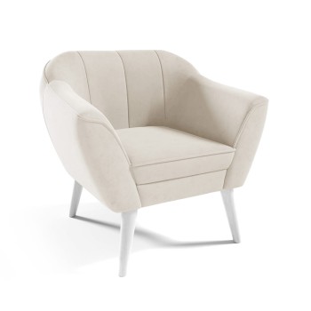 FENDI Sessel mit vertikalen Nähten Velutto 01