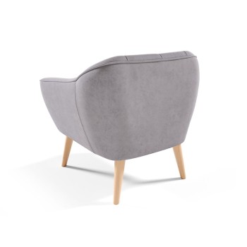 FENDI Sessel mit vertikalen Nähten Velutto 15