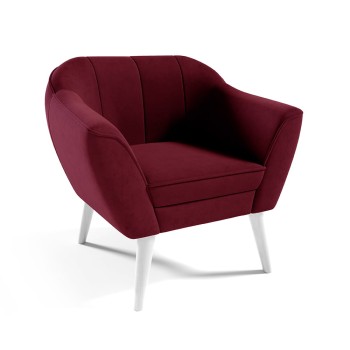 FENDI Sessel mit vertikalen Nähten Velutto 32